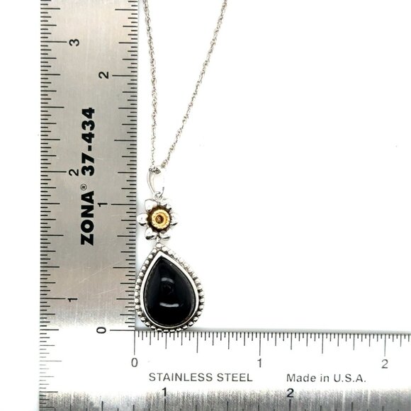 925/14k Alwan Vahan Onyx Necklace - Picture 6 of 8